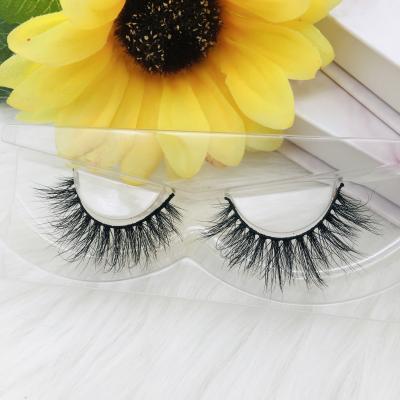 China Real Siberian Crisscross Mink Fur Mink Eyelashes from Wholesale 100% 25MM Mink Eyelashes Vendor for sale