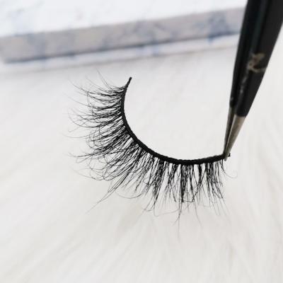 China 15mm-18mm Full Strip Crisscross Lashes Luxury 3D Eyelashes 3D Eyelashes 18mm Mink Lashes With Custom Packing for sale