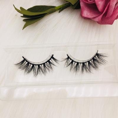 China Wholesale criss-cross 18-20 Mink Fluffy Lashes High Quality 25mm Mink Lashes Siberian Mink Eyelashes for sale