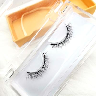 China Feather Handmade Mink Bottom Band Eye Lashes Real Mink Fur Eyelash Bottom Band 3D Seller Under Eye Lashes With Private Box for sale