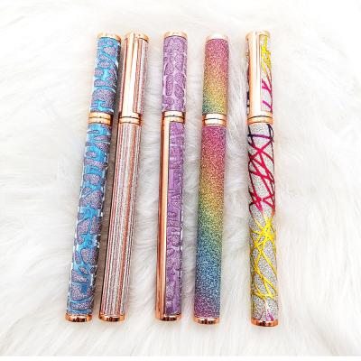 China Eyeliner Adhesive Pen Black Waterproof Gel Magic Tube Eyeliner Glue Waterproof Eyeliner Pencil for sale