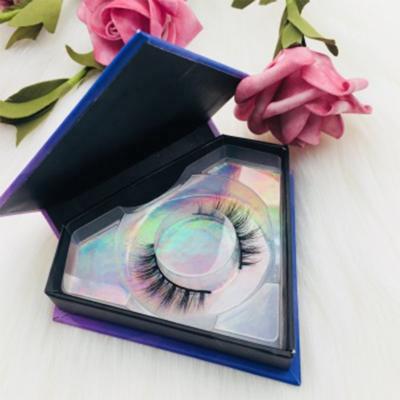 China Wholesale Recyclable False Eyelash Strips Tray Packaging Box 3D Mink Lashes Make Your Own Eyelash Packa for sale