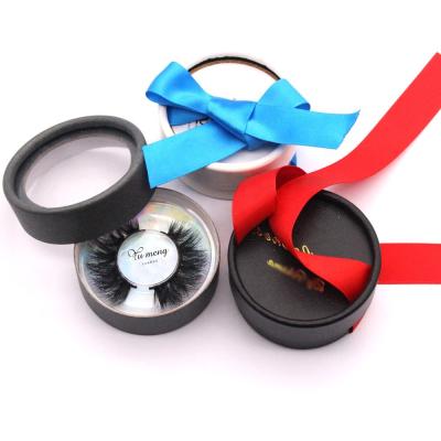 China Factory Wholesale Real Mink False Eyelashes With Luxury Recyclable Packaging Mink Fur Strip Eyelash 3D 5D for sale