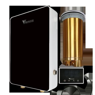 China Hannover 220v 240v commercial multipoint remote control under sink water heater instant electric geyser for sale