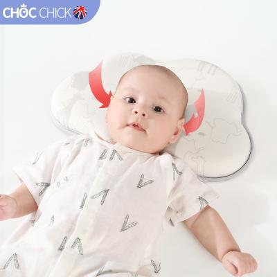 China New Memory Top Selling Washable Organic Cotton Memory Foam Sleeping Baby Infant Newborn Pillow For Anti Flat Head Shaping for sale