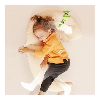 China Anti-static Custom Baby Moon Cutout Memory Foam Leg Pillow Leg Side Sleeper Wedge Knee Pillow for sale