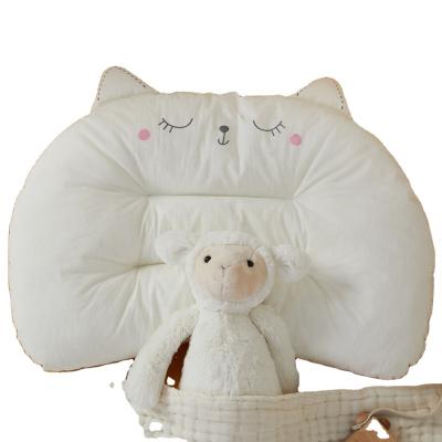 China Memory Helmet Babies Side Support Kids Baby Crib Mini Anti Wedge Soft Flat Neck Sleep Feeding Infant Pillow for sale