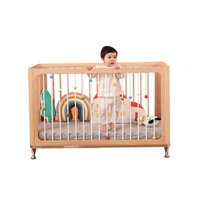 China Custom Made Eco-Friendly Materials Baby Amazon Top Baby Bedroom Furniture Cot Crib Wooden Baby Cribs for sale