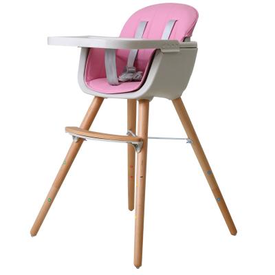 China Modern Infant Portable Design Baby Size Adult Feeding Plastic Dining Chair Baby Free Will Chair 2 in 1 for sale