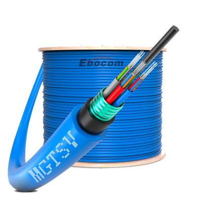 China Flame Retardant MGTSV Fiber Optical Cable Underground  24 Core double jacket Explosion proof longdistance communication for sale