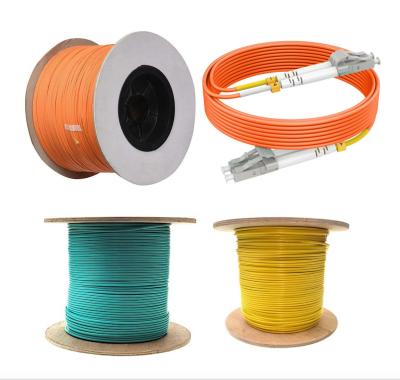 China 2.0 3.0 mm Indoor Fiber Optic Cable with LSZH or PVC Sheath 0.9mm tight buffer fiber for Patch Cords SM OM1 OM2 OM3 OM4 for sale