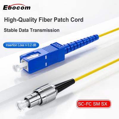 China SC FC LC ST UPC/APC indoor Drop Cable SM single mode G652D G657A1 G657A2 2.0mm 3.0mm 1m 1.5m 3m 5m 10m 50m 100m for sale