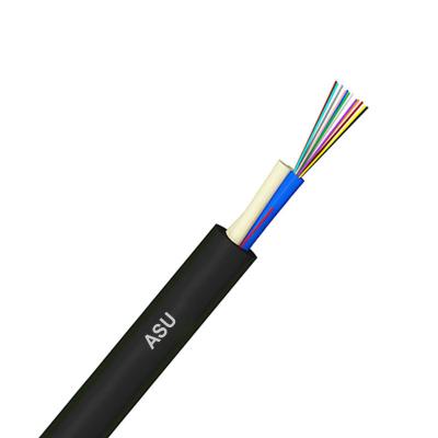 China Aerial Self-Supported ASU Mini ADSS 12 Core Fiber Optic Cable Span 80m 100m Manufacturer for sale