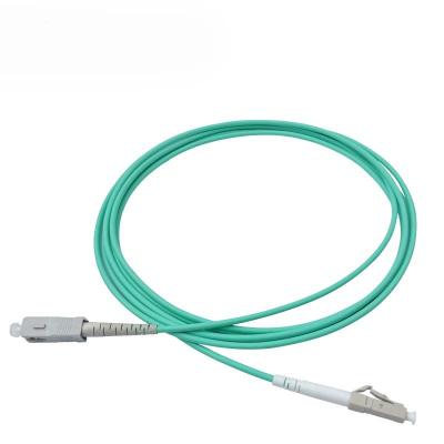 China Simplex Patch Cord OM3 Multimode 3.0mm LSZH Jacket with LC SC FC ST Connectors for sale