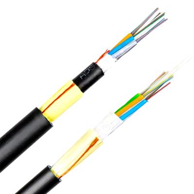 China Excellent Tensile ADSS Fiber Optic Cable 12-144 Core Single Double Jacket for Networking communication for sale