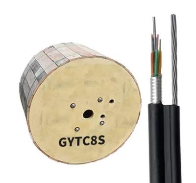 China GYTC8S Fig 8 Armoured Fiber Optic Cable  4 6 8 12 24core for Outdoor Communication for sale