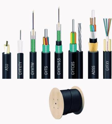 China Factory Wholesale GYTS53 GYTA53 Outdoor Direct Buried Fiber Optic Cable Single Mode 12 24 48 Cores for Underground Use for sale