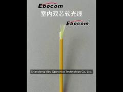 2.0 3.0 mm indoor fiber optic cable with lszh or pvc sheath 0.9mm tight buffer fiber for patch cords