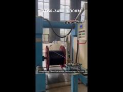 24 core adss all-dielectric self-supporting adss fiber optic cable sm g652d with aramid yarn