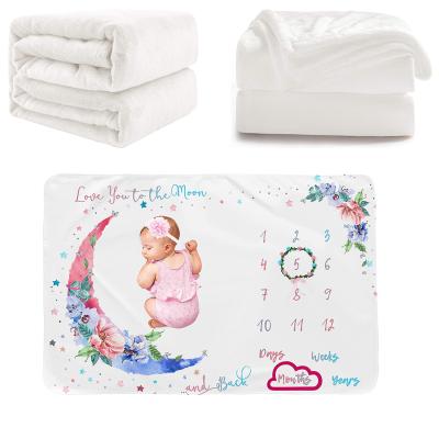 China Blanket Flame Retardant Lightweight Baby Blanket Fleece Blanket Sublimation Blanket for Kids Sublimation for sale