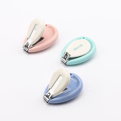 China Eco-freindly Baby Nail Scissors Single Series Carbon Steel Baby Nail Clipper Baby Care Products Anti-Clipper Meat Nail Clippers for sale