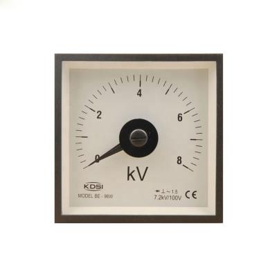 China BE-96W High Precision AC Analog Voltmeter Anti-Static Fit / Aging Test / Meter With 8KV 7.2KV / 100V Rectifier for sale