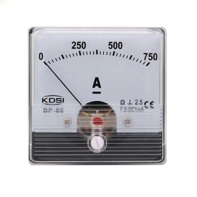 China Safe to use BP-60N DC1mA 750A BP-60 Analog DC Amp Current Panel Meter for sale