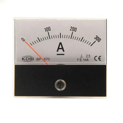 China BP-670 DC Ammeter DC300A Input 1mA , BP-670 Analog Electric Meter for sale