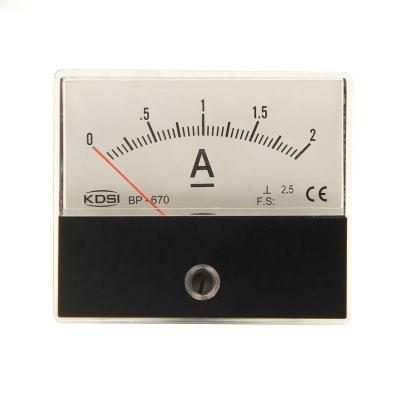 China Ammeter DC2A, analog of electrical meter, BATTERY CHARGER DC BP-670 METERS BP-670 for sale