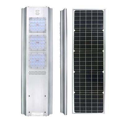 China ROAD New Design 20w/40w/60w Smart Aluminum Control Lifepo4 Battery Integrated All In One Solar Street Light For Village Road for sale