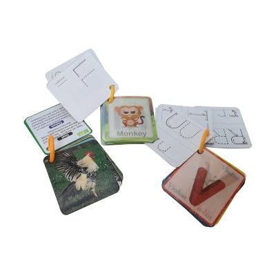 China Entertaiment Playing Cards Printing Wholesale Custom 3D Study Preschool Educational Learning Talking Flash Cards for Kids for sale