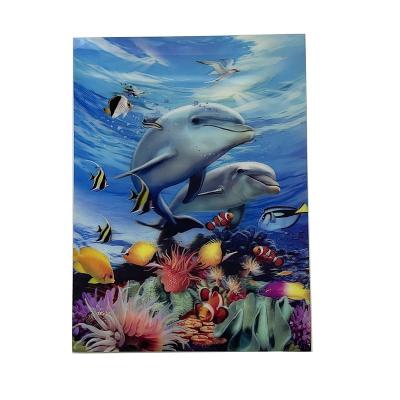 China paper & Wholesale Custom Cardboard Factory Sizes All Popular Design Anime 3D Poster For Souvenir Gifts Collections for sale