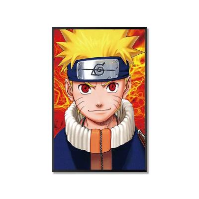 China Japan 26 Styles Wholesale/Custom High Quality Japanese Manga Narutos Flip 3d Anime 3d Poster Print Image Anime Lenticular View for sale