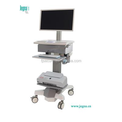 China Mobile Metal Computer Medical Cart Hospital Computer Trolley for sale