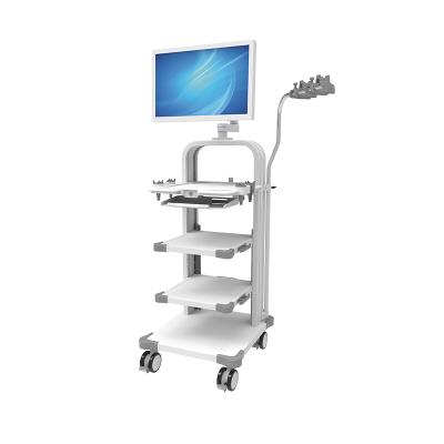 China Modern Mobile Endoscopic Trolley for Hospital Computer Worktation System Endoscopic Trolley for sale