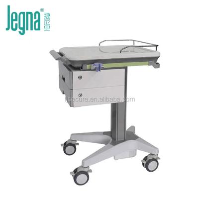 China Modern Medical Metal Injection Trolley With ABS Working Surface for sale