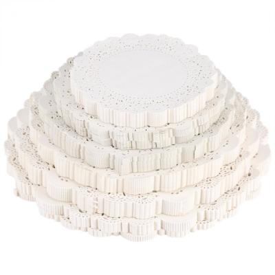 China Sustainable Lace Rectangular Paper Doilies With Full Inches Size for sale