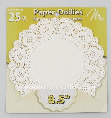 China White Paper Mats Backer Card Packing Decoration Lace Paper Backings for sale