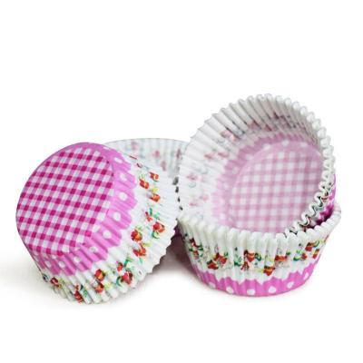 China Thermostability Speckled Paper Cupcake Baking Cases for sale