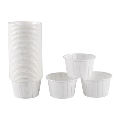 China 2018 Sustainable Paper Sauce Cup Paper Baking Cup Roll Mouth Cup for sale