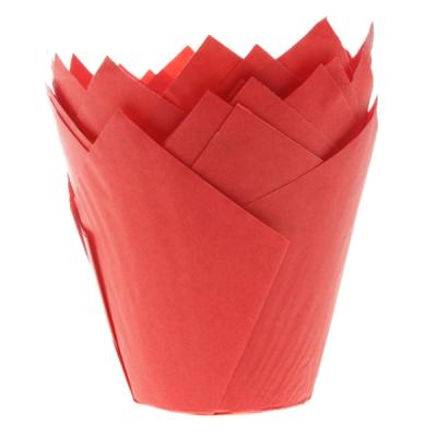 China Disposable Tulip Paper Cake Cupcake for sale