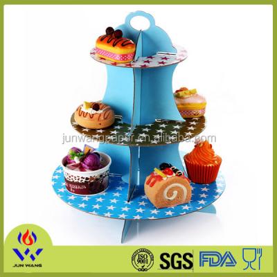 China Disposable Cheap Price 3 Tier Party Cake Stand for sale