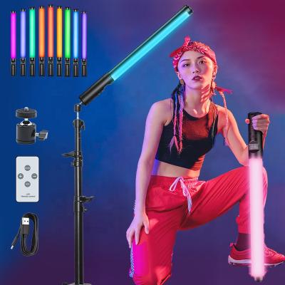 Китай New PORTABLE Portable RGB LED Ring Light Stick Color Handheld Photography Stick for Photos Film Vlog Visual Fill Light Magic Wand продается