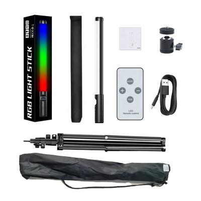 China PORTABLE Photography Lighting Stick Party Fill Lights RGB Handheld Magic Wand USB Rechargeable Home with 1.7m Weight RGB Colorful for sale