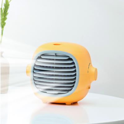 China New arrival type-c jet mini fan rechargeable water-air desktop air conditioning fan for personal for sale