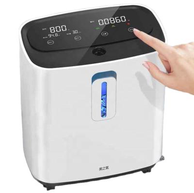 China Fast Shipping 110V/220V 1L-7L Portable Oxygen Concentrator Home Oxygen Generator 28.4 x 18.7 x 30.2 cm for sale