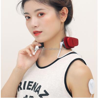 China home & New Magnetic Cordless 3D Heating Desktop Use Massager Cervical Vertebra Pulse Neck Massager Electric Neck Massager for sale