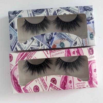 China RTS Styles Factory Price Long Natural lashbox 100% 3d mink eyelashes mink eyelash popular seller for sale