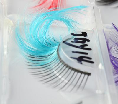 China Artistic Exaggerated Beauty Beauty Eyelash Eyelash Feather Hot Eyelash Beauty Eyelash for sale