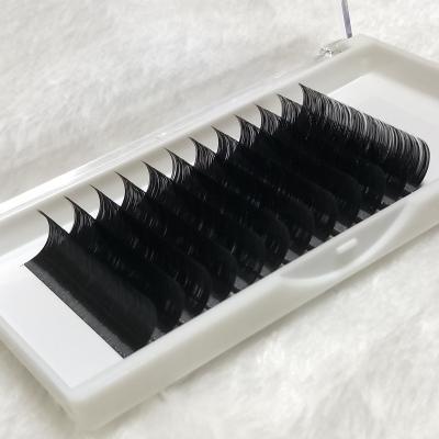 China Thick Silk Lashes Faux Mink Eyelash Extensions Lashes Individual for sale